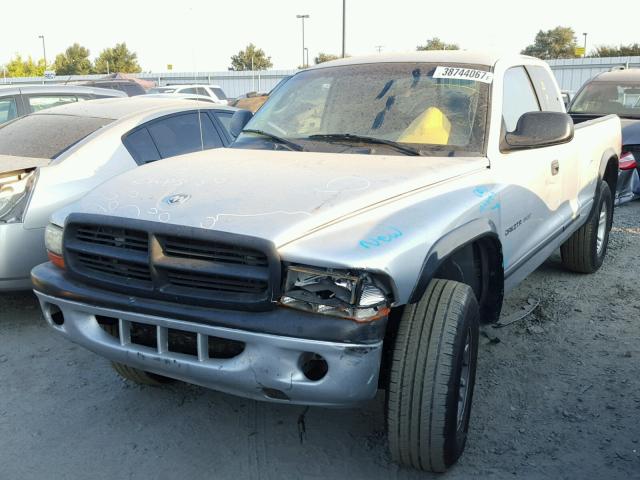 1B7GG32N42S691433 - 2002 DODGE DAKOTA SPO SILVER photo 2