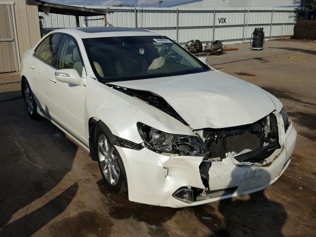 JH4KB26619C001551 - 2009 ACURA RL WHITE photo 1