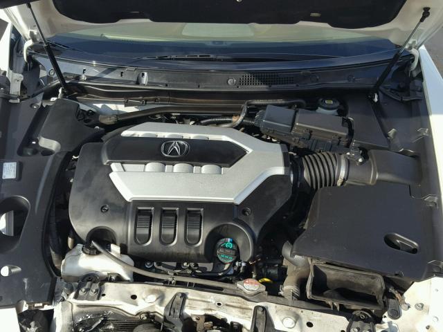 JH4KB26619C001551 - 2009 ACURA RL WHITE photo 7