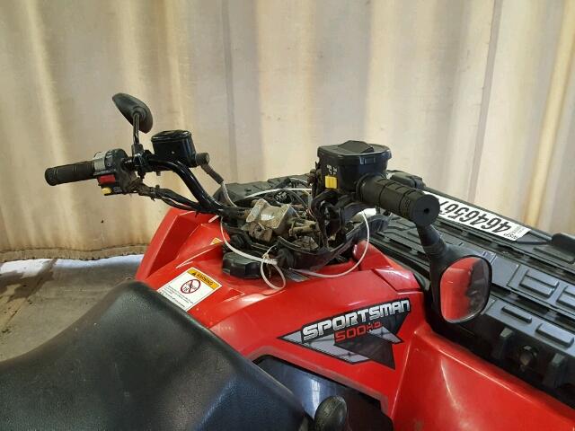 4XAMH50AX9A552040 - 2009 POLARIS SPORTSMAN RED photo 5