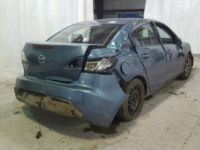 JM1BL1SG4A1141522 - 2010 MAZDA 3 I BLUE photo 4