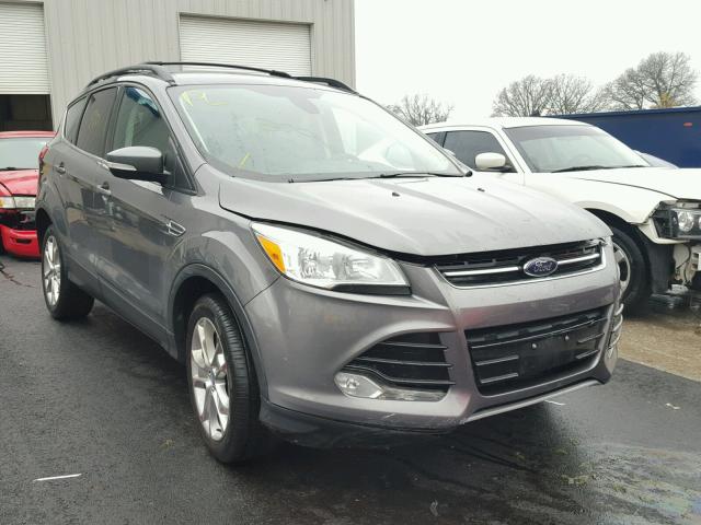 1FMCU9H92DUC12420 - 2013 FORD ESCAPE SEL GRAY photo 1