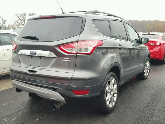 1FMCU9H92DUC12420 - 2013 FORD ESCAPE SEL GRAY photo 4