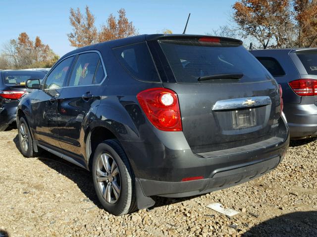 2GNALAEK0E6153575 - 2014 CHEVROLET EQUINOX LS GRAY photo 3