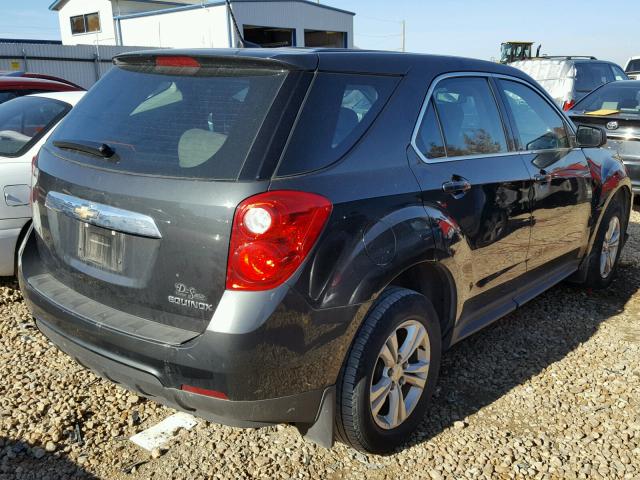 2GNALAEK0E6153575 - 2014 CHEVROLET EQUINOX LS GRAY photo 4