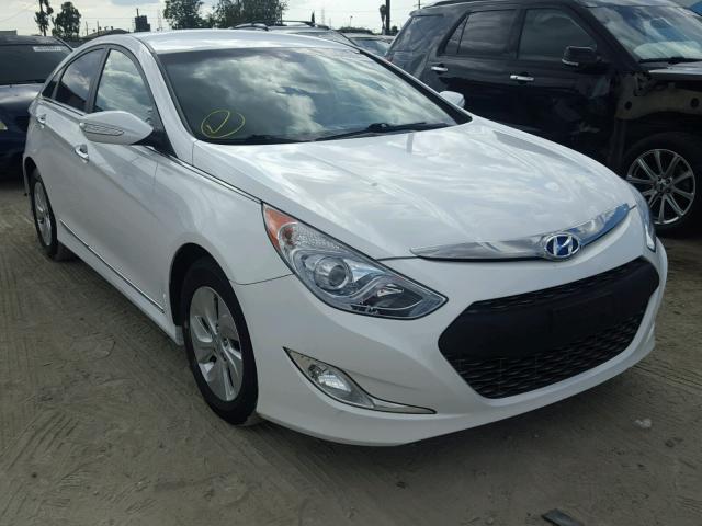 KMHEC4A48FA139698 - 2015 HYUNDAI SONATA WHITE photo 1