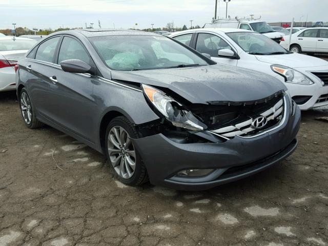 5NPEC4AC3CH403829 - 2012 HYUNDAI SONATA GRAY photo 1