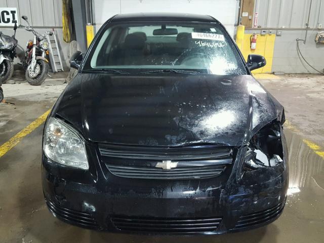 1G1AD5F52A7160469 - 2010 CHEVROLET COBALT 1LT BLACK photo 9