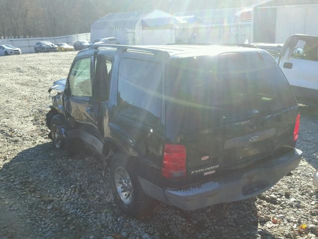1FMYU70E91UA07532 - 2001 FORD EXPLORER S BLACK photo 3