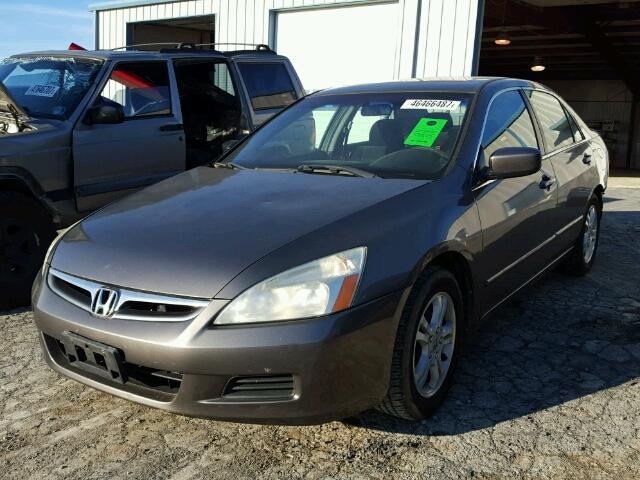 1HGCM55776A157551 - 2006 HONDA ACCORD EX GRAY photo 2