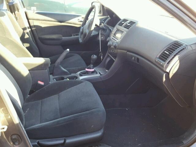 1HGCM55776A157551 - 2006 HONDA ACCORD EX GRAY photo 5