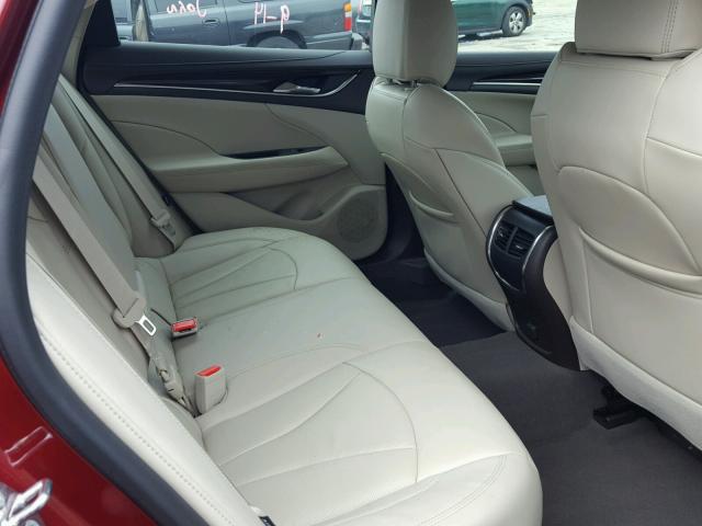 1G4ZP5SS5HU137076 - 2017 BUICK LACROSSE E MAROON photo 6