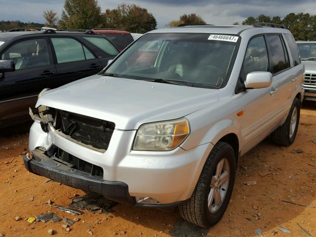 5FNYF28656B043023 - 2006 HONDA PILOT EX GRAY photo 2