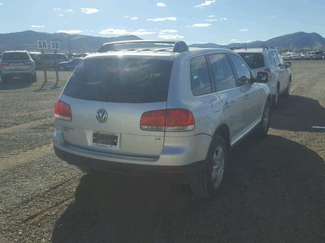 WVGZG77L95D022263 - 2005 VOLKSWAGEN TOUAREG 3. SILVER photo 4