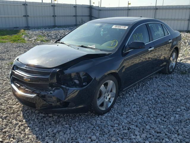 1G1ZC5E06CF220144 - 2012 CHEVROLET MALIBU 1LT BLACK photo 2