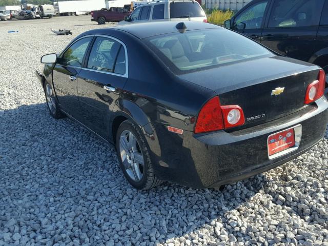 1G1ZC5E06CF220144 - 2012 CHEVROLET MALIBU 1LT BLACK photo 3