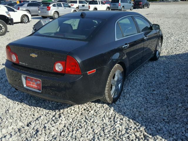 1G1ZC5E06CF220144 - 2012 CHEVROLET MALIBU 1LT BLACK photo 4