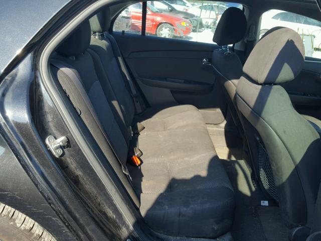 1G1ZC5E06CF220144 - 2012 CHEVROLET MALIBU 1LT BLACK photo 6