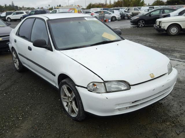 JHMEG8544SS019846 - 1995 HONDA CIVIC DX WHITE photo 1