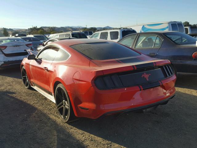 1FA6P8AM3F5337947 - 2015 FORD MUSTANG RED photo 3