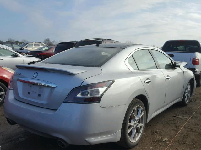 1N4AA5AP3DC816429 - 2013 NISSAN MAXIMA S SILVER photo 4