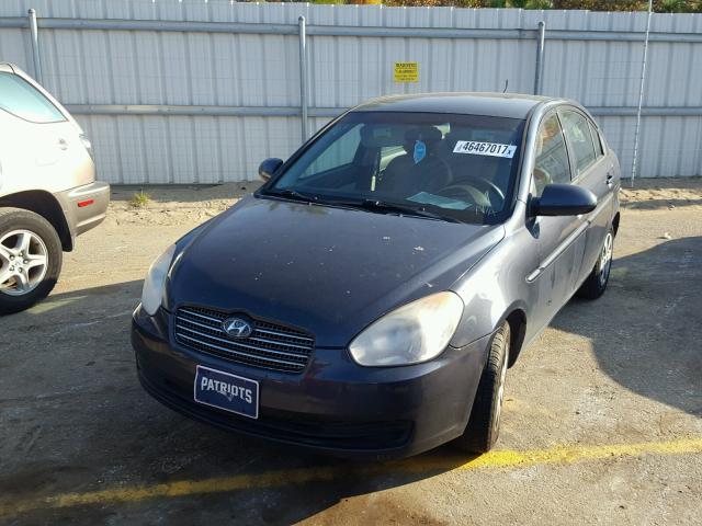 KMHCN46C59U341886 - 2009 HYUNDAI ACCENT GLS BLUE photo 2