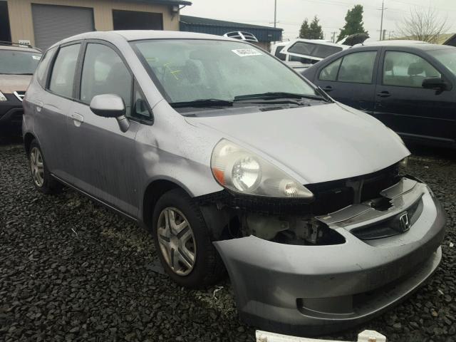 JHMGD37477S003178 - 2007 HONDA FIT GRAY photo 1