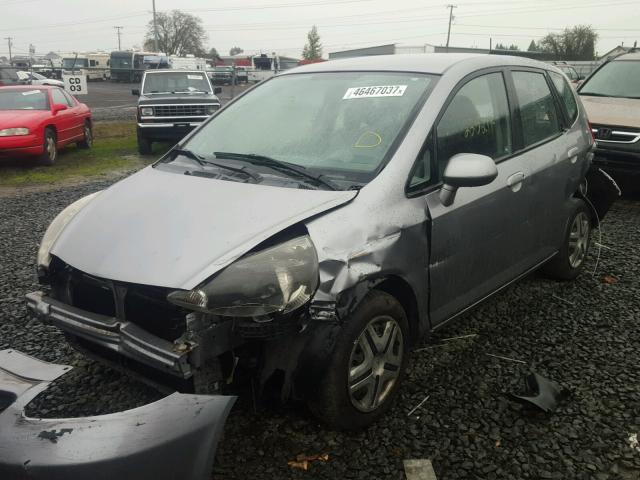 JHMGD37477S003178 - 2007 HONDA FIT GRAY photo 2