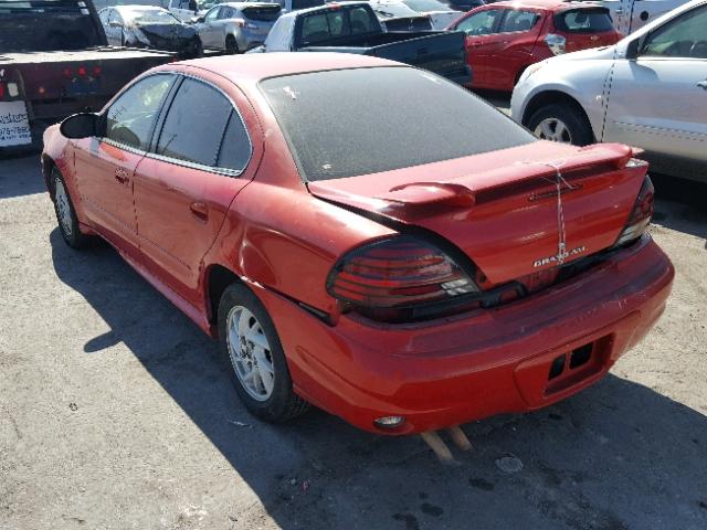 1G2NF52E93C144986 - 2003 PONTIAC GRAND AM S RED photo 3
