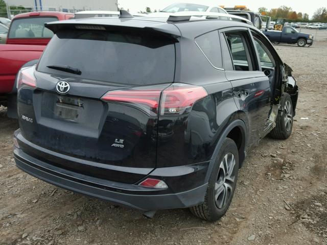 2T3BFREV4GW452183 - 2016 TOYOTA RAV4 LE BLACK photo 4