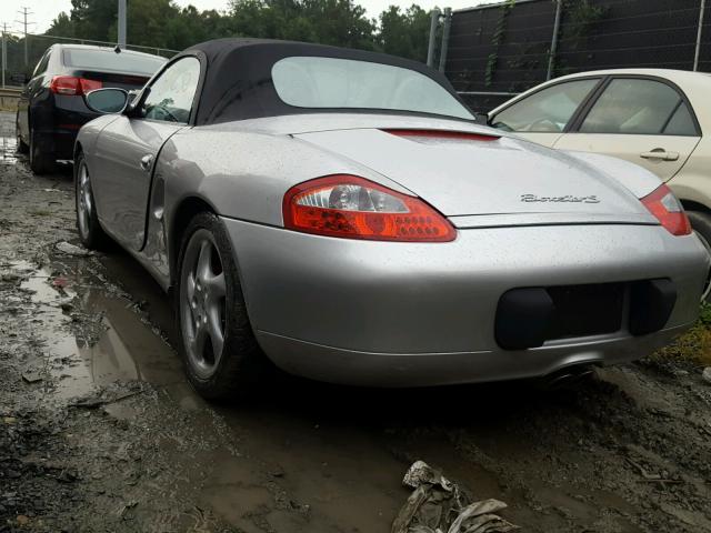 WP0CB29891U662245 - 2001 PORSCHE BOXSTER S SILVER photo 3