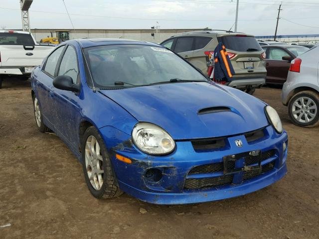 1B3AS66S24D533056 - 2004 DODGE NEON SRT-4 BLUE photo 1