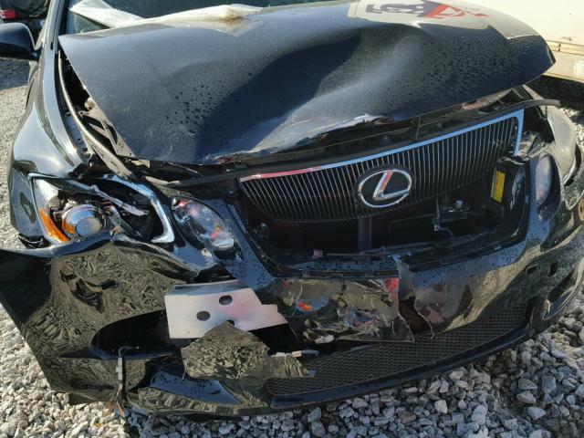 JTHCH96S960019382 - 2006 LEXUS GS GENERAT BLACK photo 9