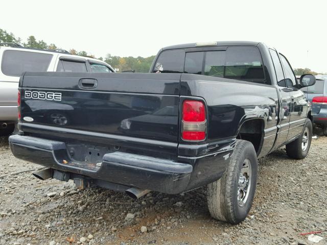 3B7HC13Z9YG159830 - 2000 DODGE RAM 1500 BLACK photo 4