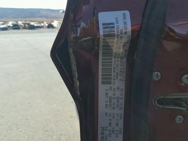 3C63R3EL3GG367057 - 2016 RAM 3500 LARAM RED photo 10