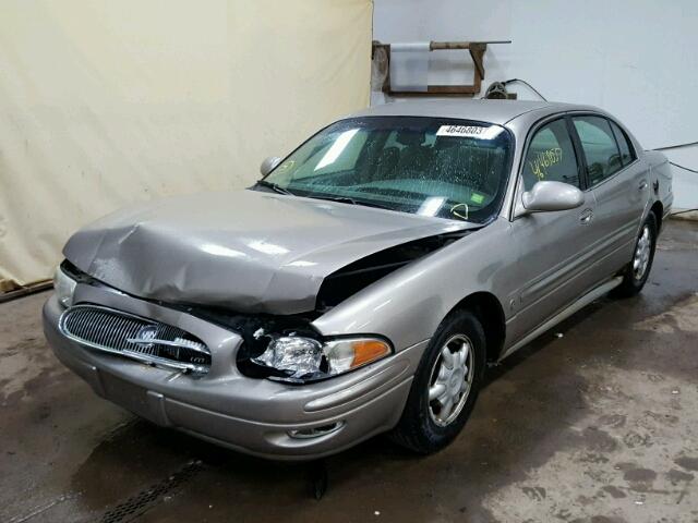 1G4HP54K814180504 - 2001 BUICK LESABRE BROWN photo 2