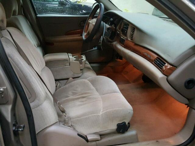 1G4HP54K814180504 - 2001 BUICK LESABRE BROWN photo 5