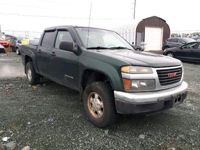 1GTDT136758185266 - 2005 GMC CANYON GREEN photo 1