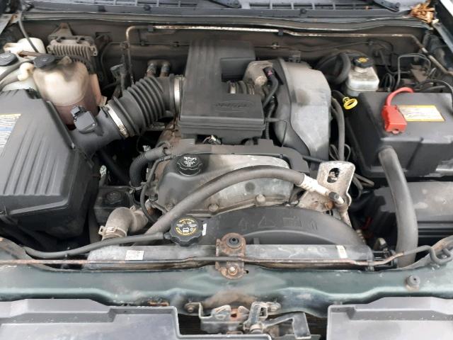 1GTDT136758185266 - 2005 GMC CANYON GREEN photo 7