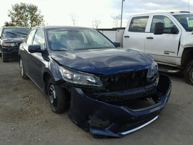 1HGCR3F89FA014288 - 2015 HONDA ACCORD EXL BLUE photo 1