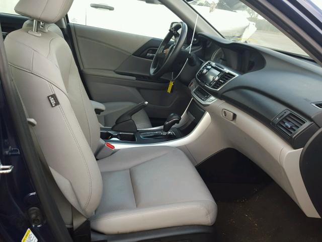 1HGCR3F89FA014288 - 2015 HONDA ACCORD EXL BLUE photo 5