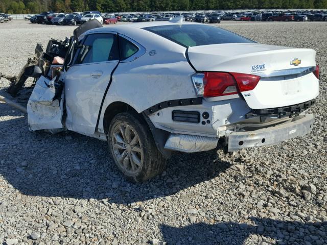 1G1105S38HU128170 - 2017 CHEVROLET IMPALA LT WHITE photo 3