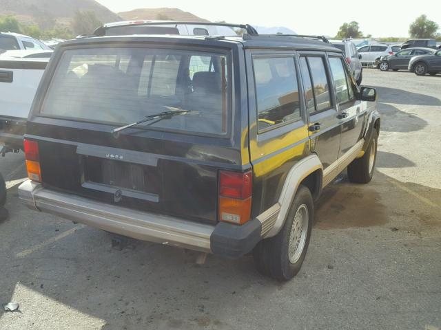 1J4FT78S1PL584797 - 1993 JEEP CHEROKEE C BLACK photo 4