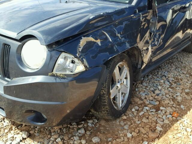 1J8FT47W78D584736 - 2008 JEEP COMPASS SP 蓝色 照片 9