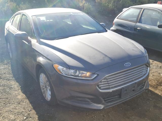 3FA6P0UU8GR357168 - 2016 FORD FUSION S H GRAY photo 1