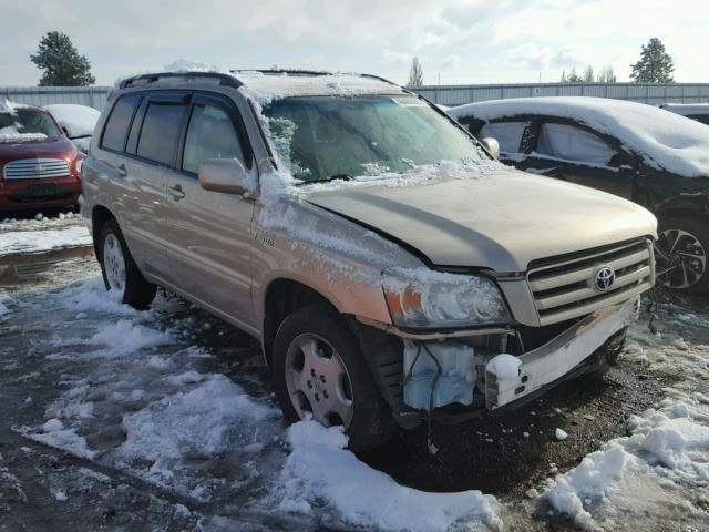 JTEEP21A860160510 - 2006 TOYOTA HIGHLANDER GOLD photo 1