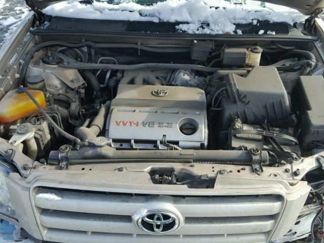 JTEEP21A860160510 - 2006 TOYOTA HIGHLANDER GOLD photo 7