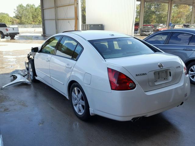 1N4BA41E46C819582 - 2006 NISSAN MAXIMA WHITE photo 3