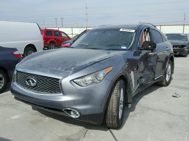 JN8CS1MU8HM141417 - 2017 INFINITI QX70 CHARCOAL photo 2