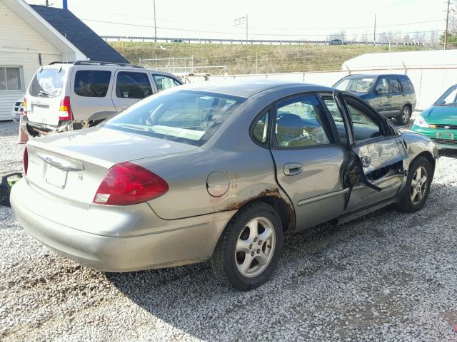 1FAFP53263A158654 - 2003 FORD TAURUS SE GRAY photo 4